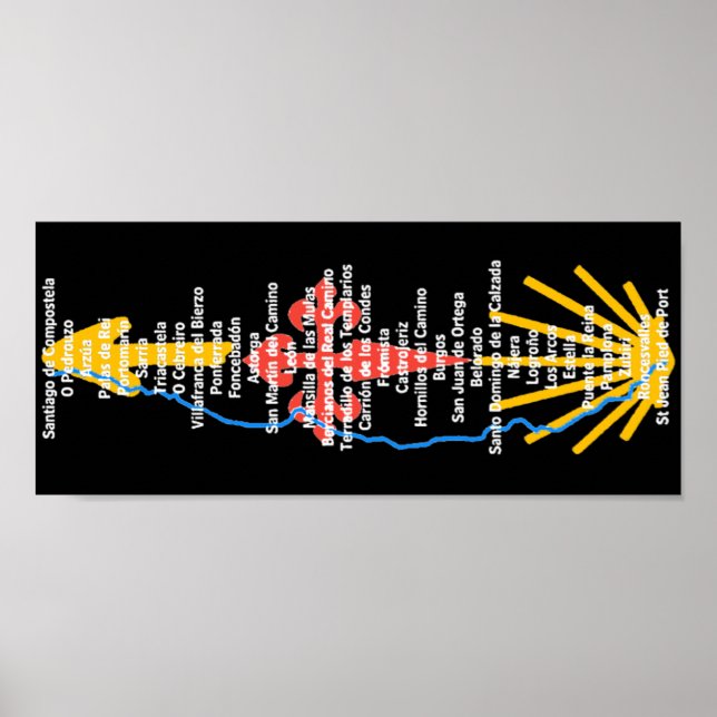 Poster de Camino de Santiago (Devant)