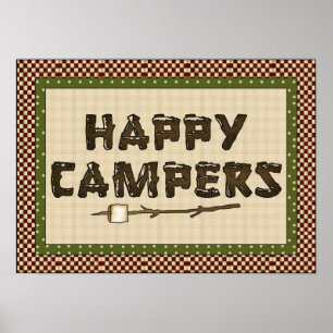 Poster de Camping Cute