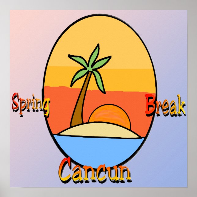 Poster de Cancun Spring Break (Devant)