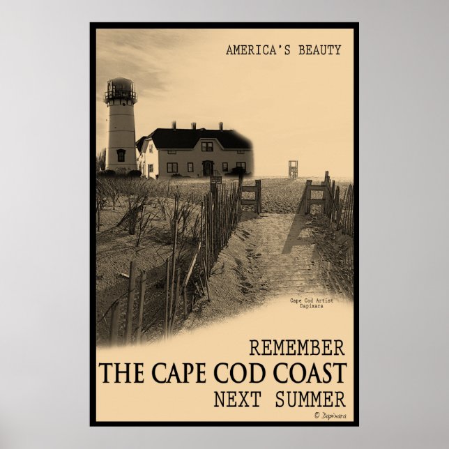 Poster de Cape Cod Coast (Devant)