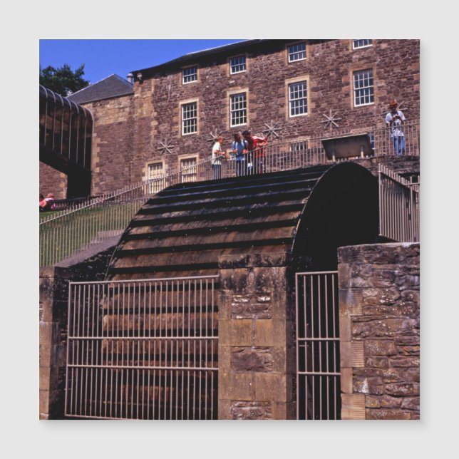 Poster de carte postale New Lanark Scotland (Devant)