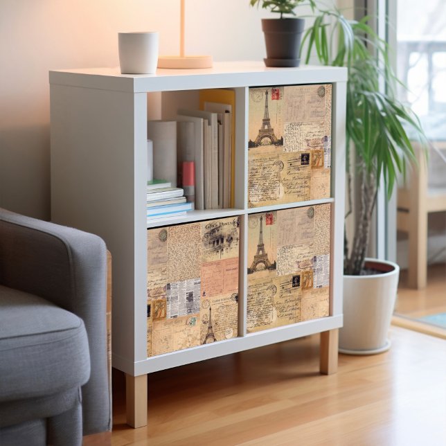 Poster de cartes postales vintages pour le découpa (This is a mockup, your design may appear larger or smaller depending on size of furniture.)