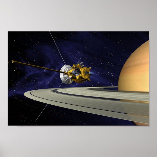 Poster de Cassini Saturn (Devant)