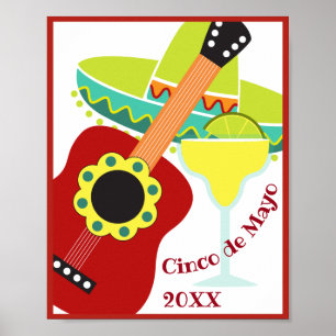 Poster de célébration du Cinco de Mayo
