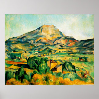 Poster de Cezanne Mont Sainte-Victoire