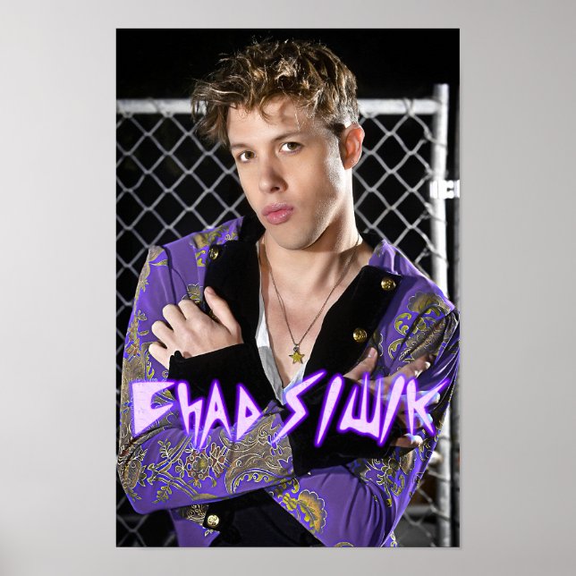 Poster de Chad Siwik "80's Pop Star" (Devant)
