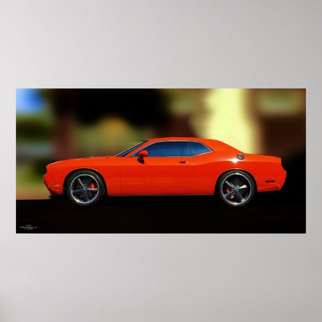 POSTER DE CHALLENGER DODGE (Devant)