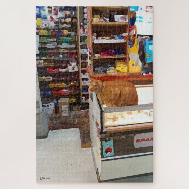 Poster de chat Bodega Jigsaw Puzzle (Vertical)
