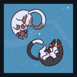 Poster de chat Cute Pop Art<br><div class="desc">Pop Art Cat</div>