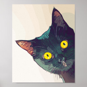 Poster de chat de Pékin