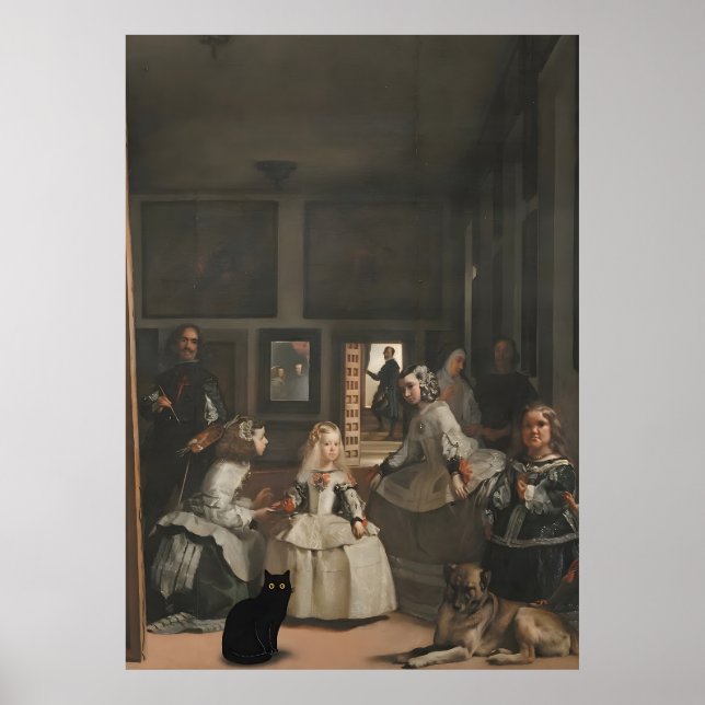 Poster de chat Meninas (Devant)