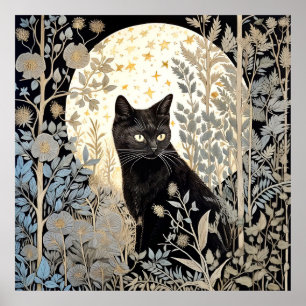 Poster de chat noir
