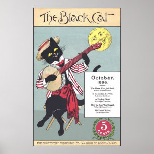 Poster de chat noir