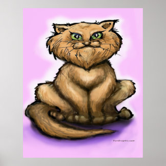 Poster de chat perse