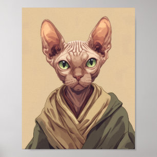 Poster de chat SPHYNX Affiches