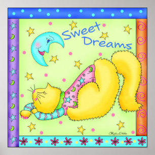 Poster de chat Sweams Dreams