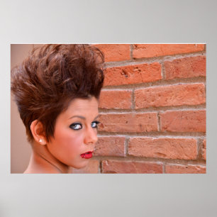 Poster de cheveux courts