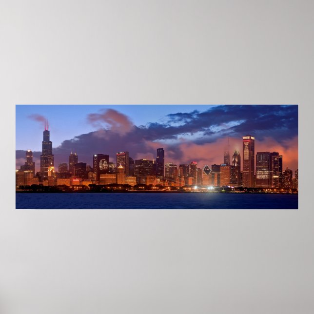 Poster de Chicago Skyline (Devant)
