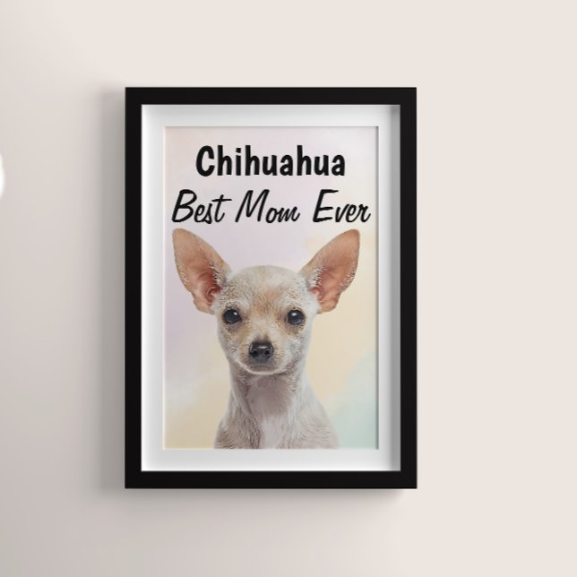 Poster de Chihuahua Best Mom (Créateur téléchargé)