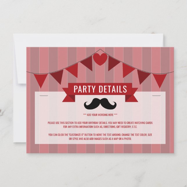 Poster de cirque classique Détail de l'anniversair (Devant)