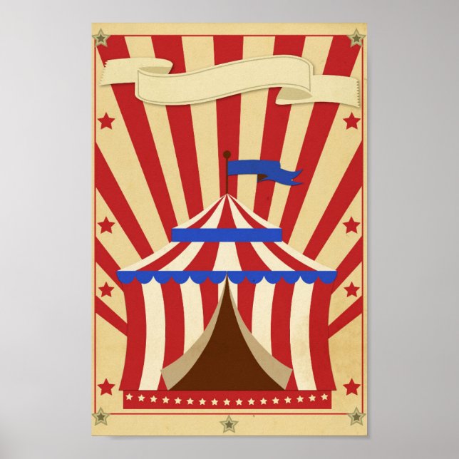 Poster de cirque personnalisé (Devant)