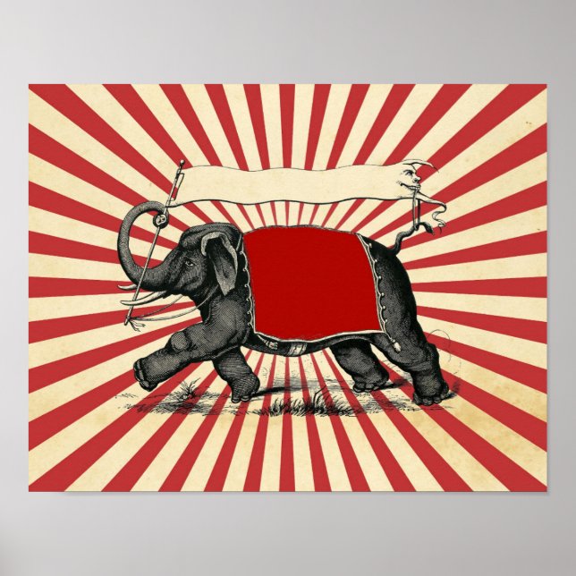 Poster de cirque personnalisé (Devant)