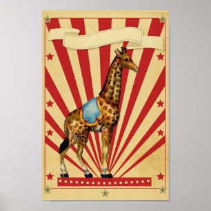 Poster de cirque personnalisé
