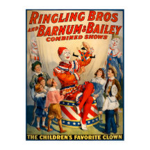 Poster de cirque vintage