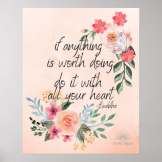 poster de citation de bouddha