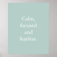 Poster de citation inspirante minimaliste pour l'o