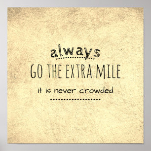 poster de citation motivante aller extra mile sepi
