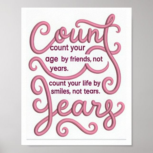 Poster de citation motivationnelle sur le mur de s (Devant)