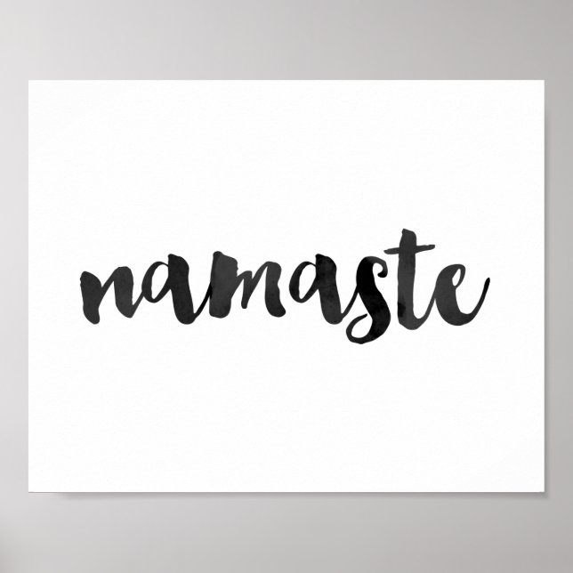Poster de citation 'namaste' (Devant)