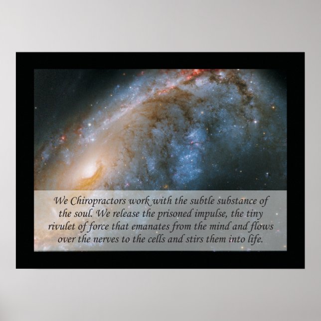 Poster de citation We Chiropractor (Devant)