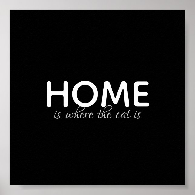 poster de citations amoureux de les chats noir et  (Devant)