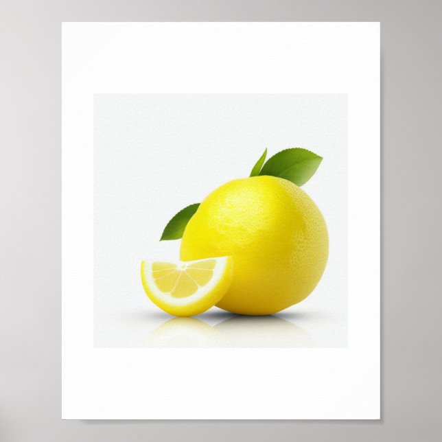 Poster de citrons Wall Art (Devant)