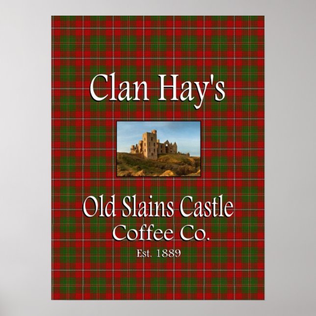 Poster de Clan Hay's Old Slains Castle Coffee Co. (Devant)