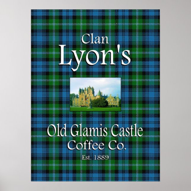Poster de Clan Lyon's Old Glamis Castle Coffee Co. (Devant)