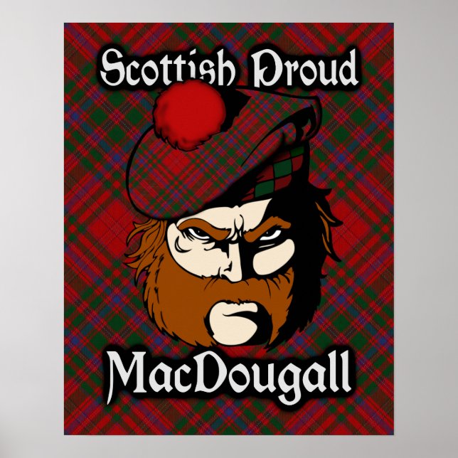 Poster de Clan MacDougall Scottish Tartan (Devant)