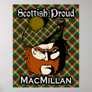 Poster de Clan MacMillan Scottish Tartan