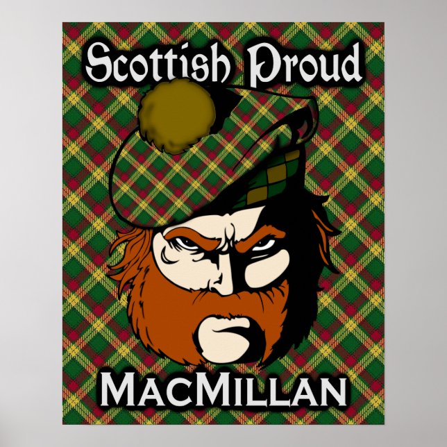 Poster de Clan MacMillan Scottish Tartan (Devant)