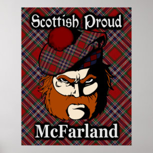 Poster de Clan McFarland Scottish Tartan
