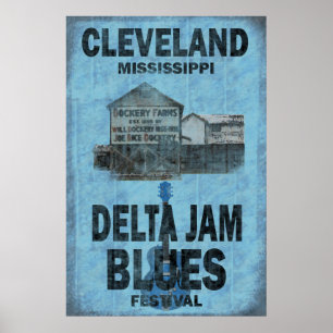 Poster de Cleveland Mississippi Blues