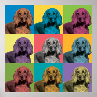 Poster de Cocker Spaniel Pop Art