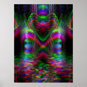 Poster de Coeur d'Amour Arc en ciel
