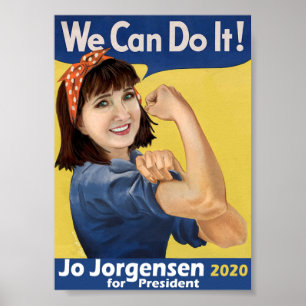 Poster de collecte de fonds 'Jo-sie the Riveter'