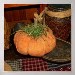 Poster de collecte des Citrouilles primitifs