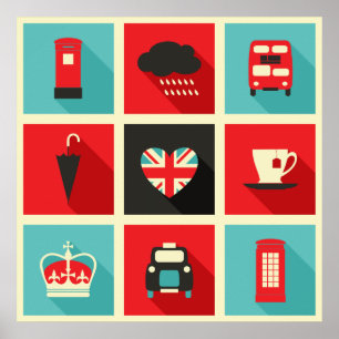 Poster de collection Retro London