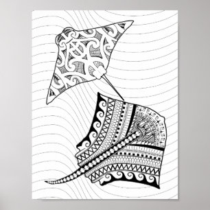 Poster de coloriage pour adultes