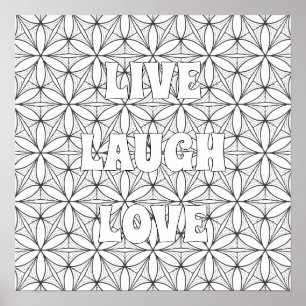 Poster de coloriage pour adultes